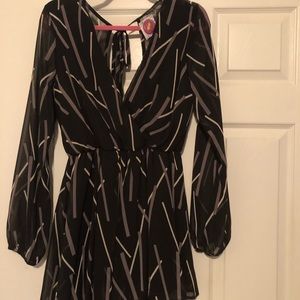 Romper, long sleeved.